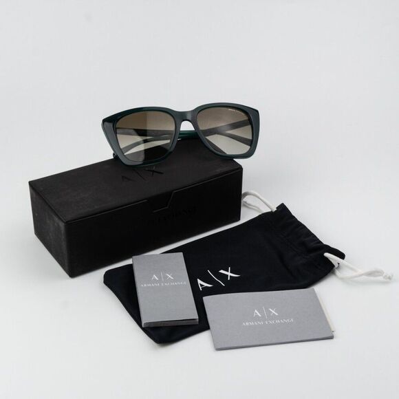Armani Exchange Women Sunglasses Opaline Green Cat Eye AX4116SU 82428E BRAND NEW main image 8